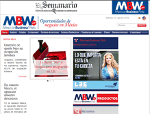Tablet Screenshot of mexicanbusinessweb.mx